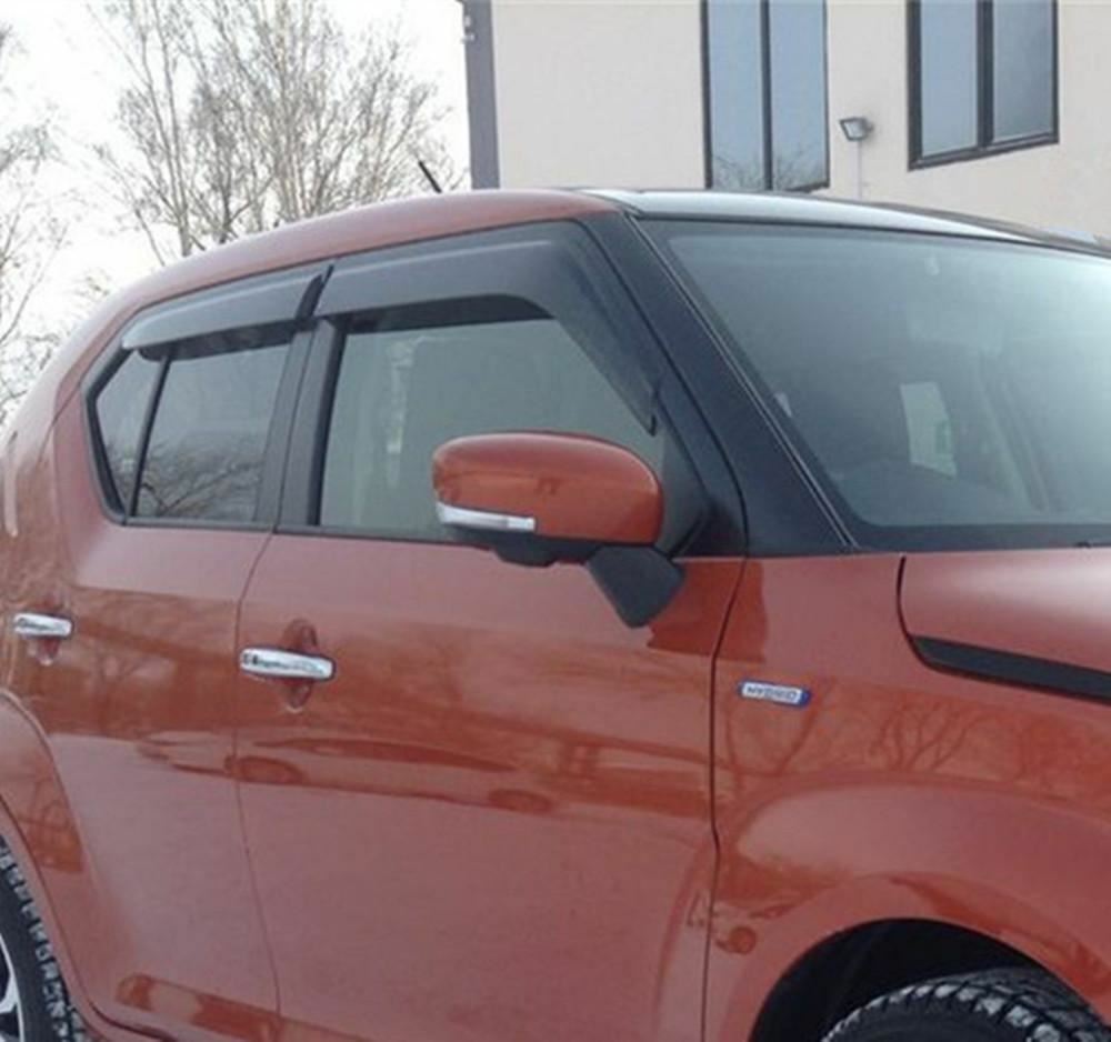 Weather shields Weathershields suitable for Suzuki Ignis 2017-On Tinted 4pcs
