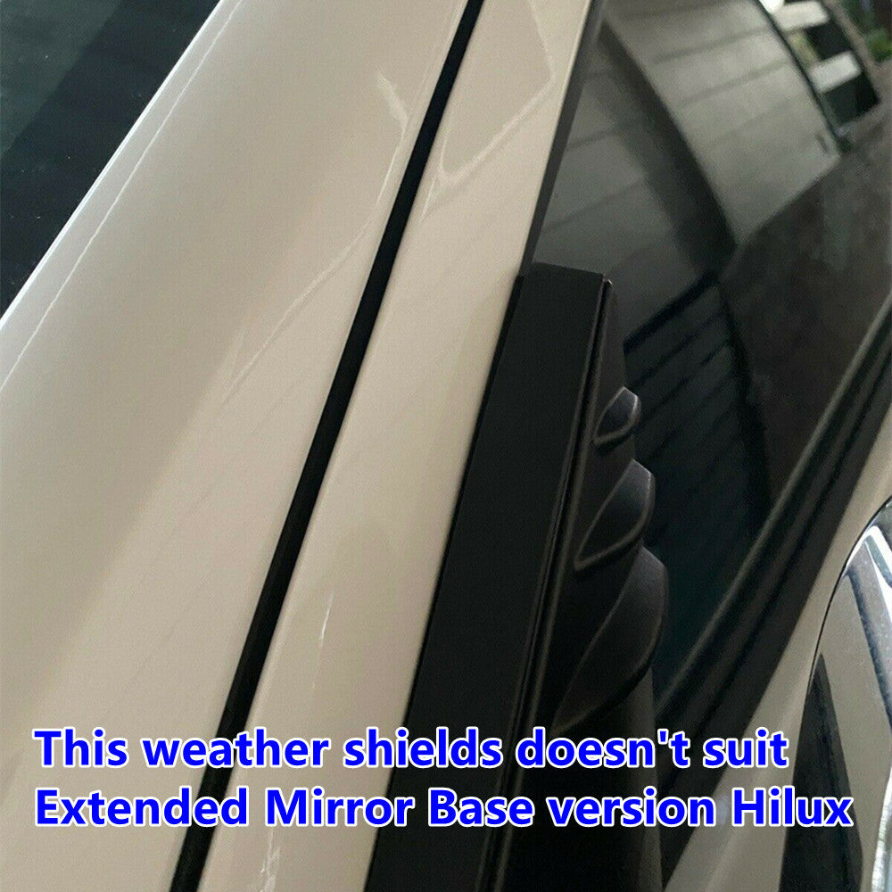 Weather Shields Weathershields Suitable for Hilux SR5 2015-2024 Daul Cab M70 M80