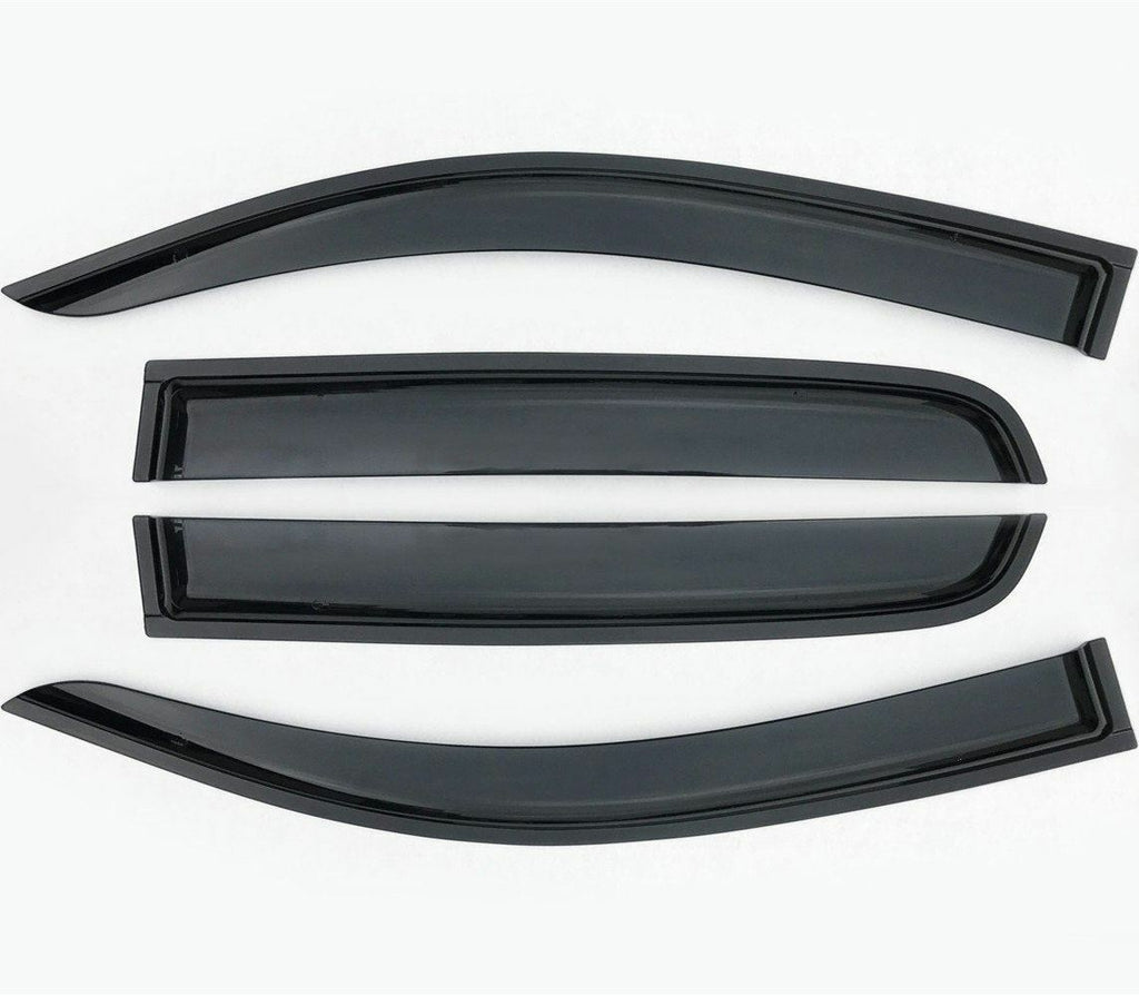 Injection Weather Shields Window Visors suits for Hilux 4DR 2005-2015 tinted 4pc