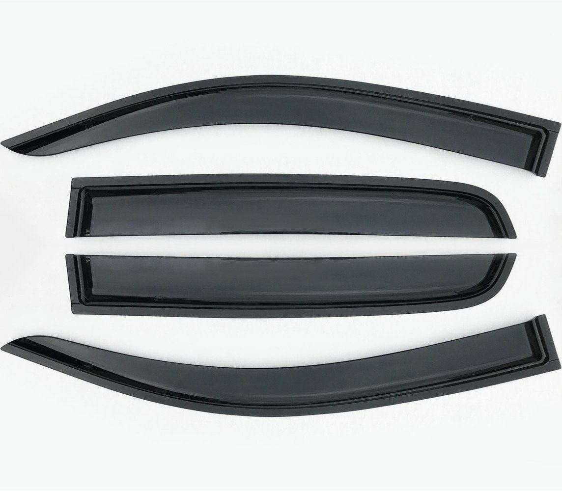 Injection Weather Shields Window Visors suits for Hilux 4DR 2005-2015 tinted 4pc