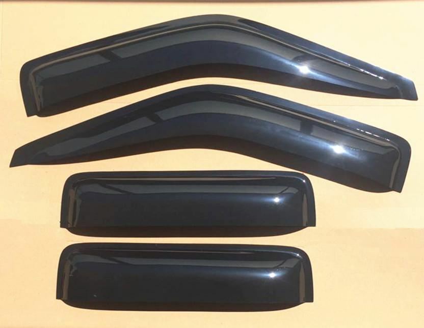 Premium Weather Shields Window Visors  suits for D22 Navara  97-15 Dual Cab 4pcs