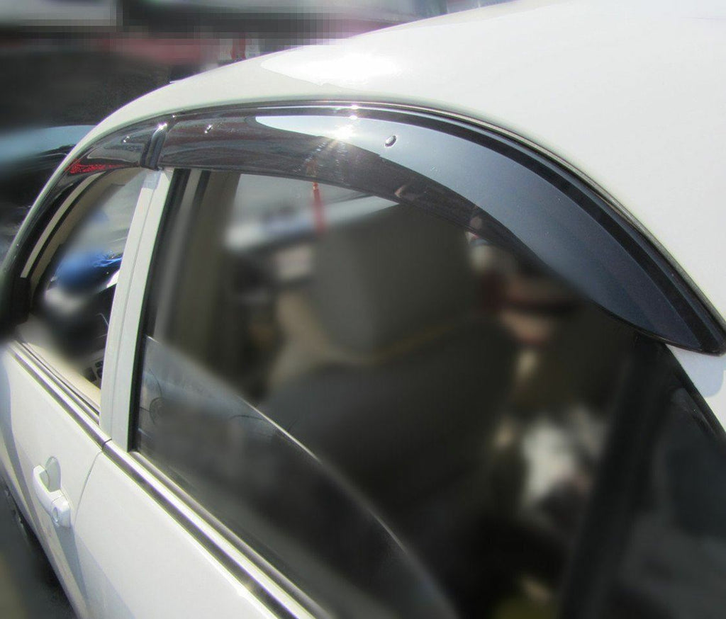 Premium Weather Shields Weathershields Suitable for Corolla Sedan 2001-2007 4pcs