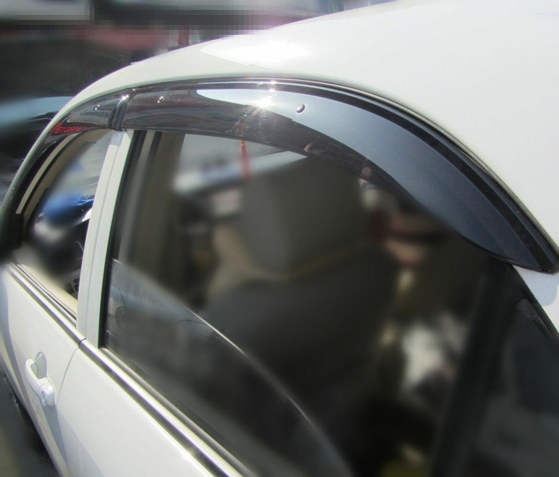 Premium Weather Shields Weathershields Suitable for Corolla Sedan 2001-2007 4pcs