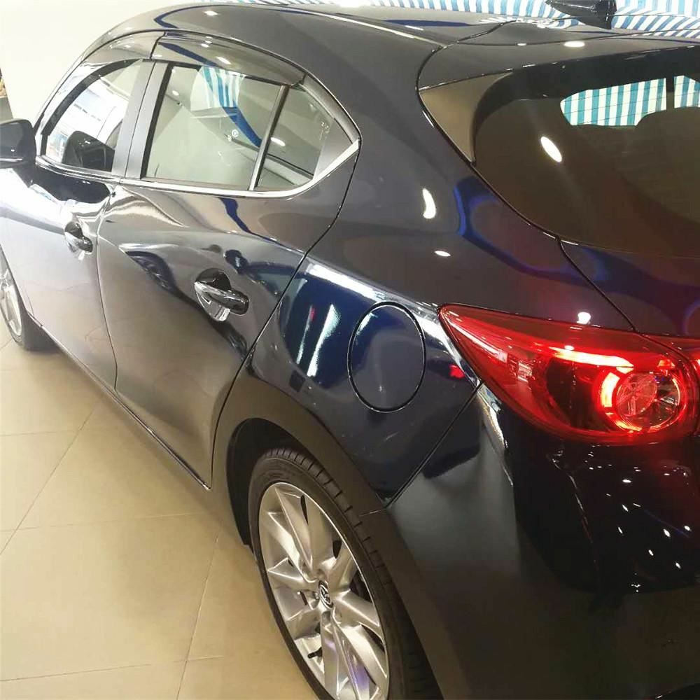 Premium Weather Shields Window Visors for Mazda 3 hatch June 2013-2018