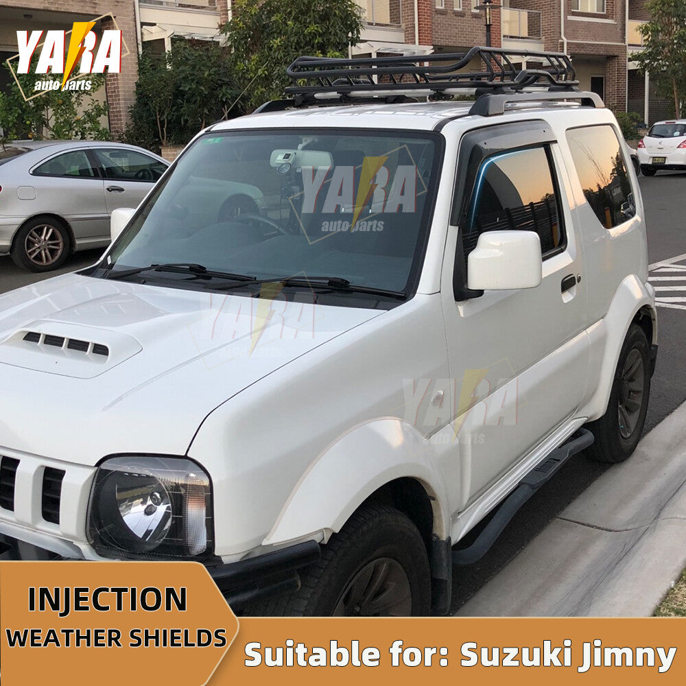 Injection Weathershields 2pcs Window Visors for Suzuki Jimny 3 Doors 1998-2017