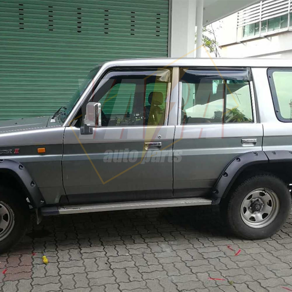 Weather Shields Weathershields suitable for Landcruiser 70 76 78 79 series 4Dr