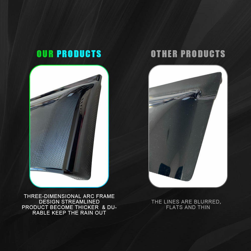 Weather Shields Weathershields Suitable for Hilux SR5 2015-2024 Daul Cab M70 M80