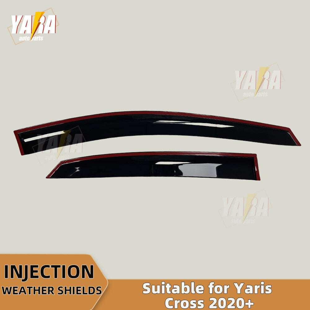 Injection WeatherShields 4pcs  weather shields for Toyota Yaris Cross 2020+