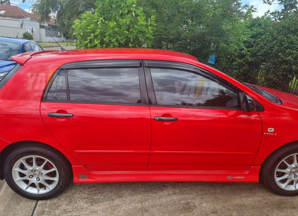 Premium Weather Shields Weathershields Window Visor for Corolla Hatch  2001-2007