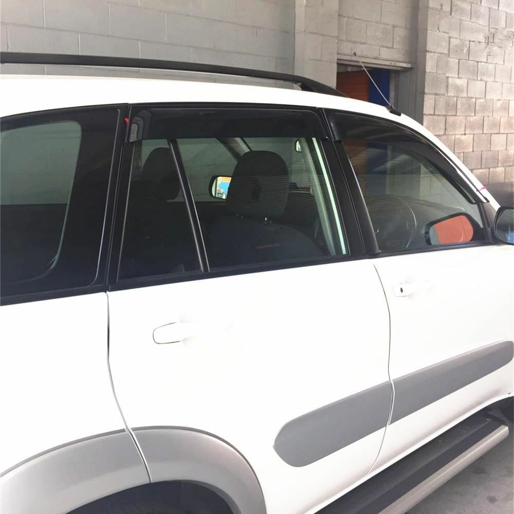 Premium Weather shields Weathershields Suitable for Rav4 2001-2005 tinted 4pcs