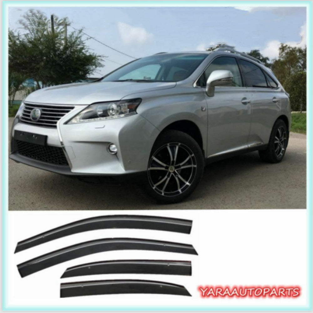 Weather shields Weathershields suitable for Lexus Rx270 Rx350 Rx450h 2009-2015