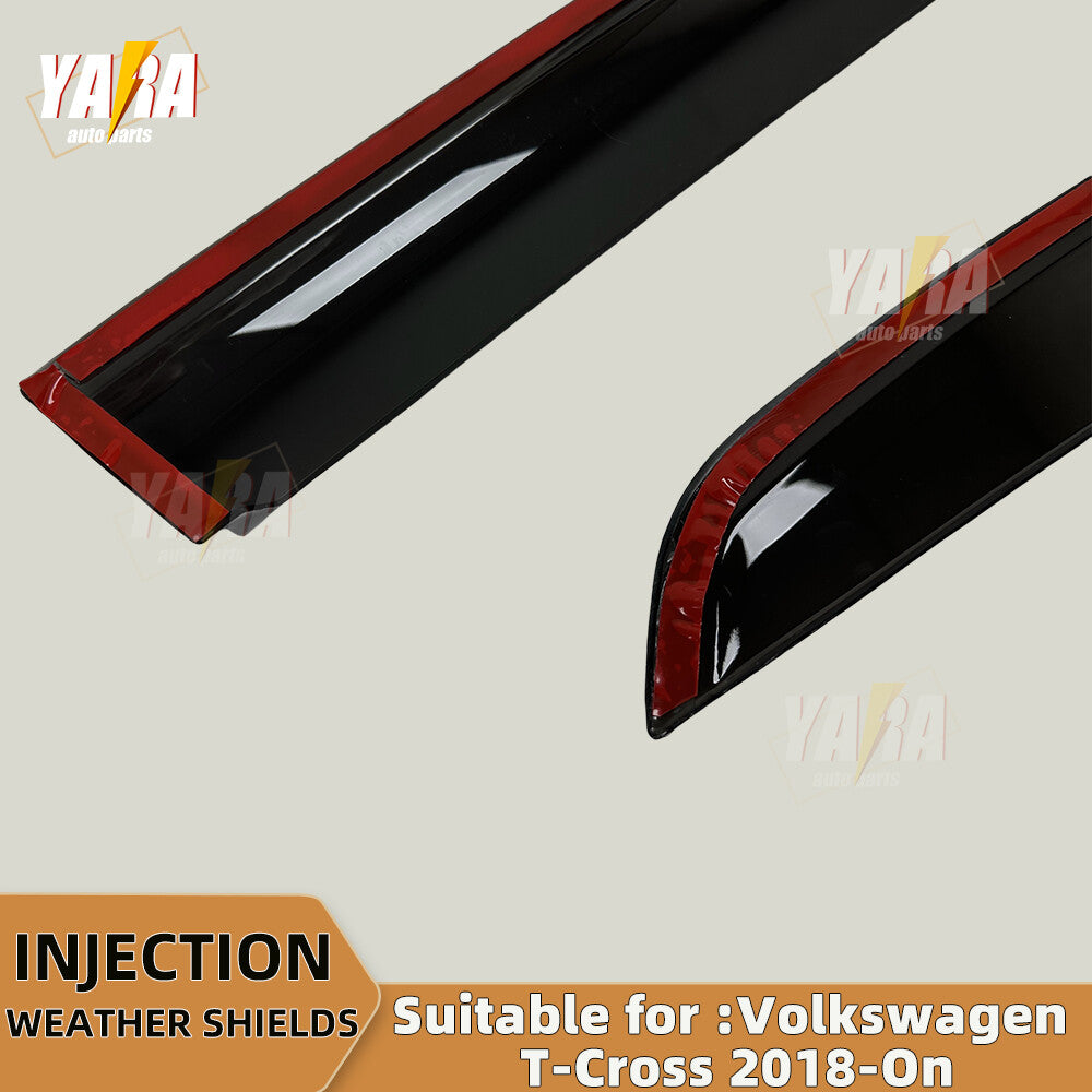 Luxury Weather Shields Weathershields for VW Volkswagen  T-CROSS 2018-On