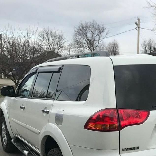 INJ Weather shields Weathershields Suitable for Mitsubishi Challenger 2009-2015