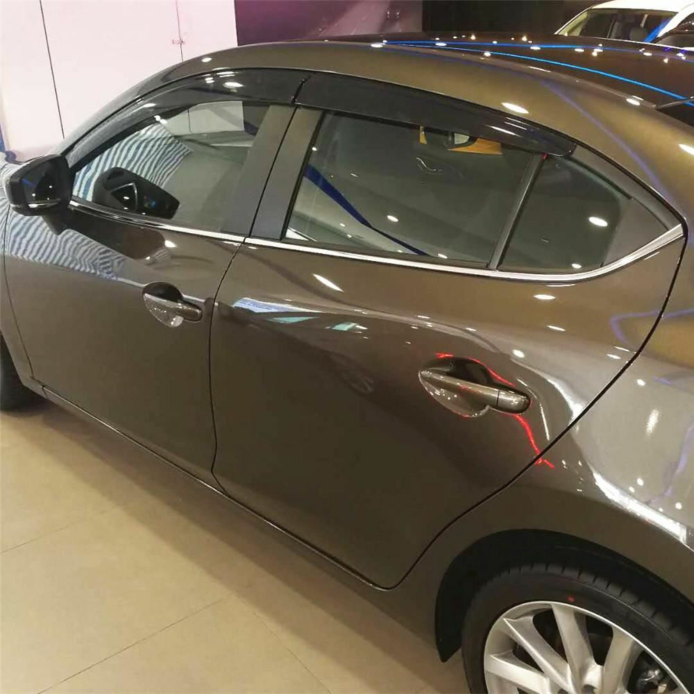 Premium WeatherShields Weather Shields suits for Mazda3 BM BN Sedan 2013-2019