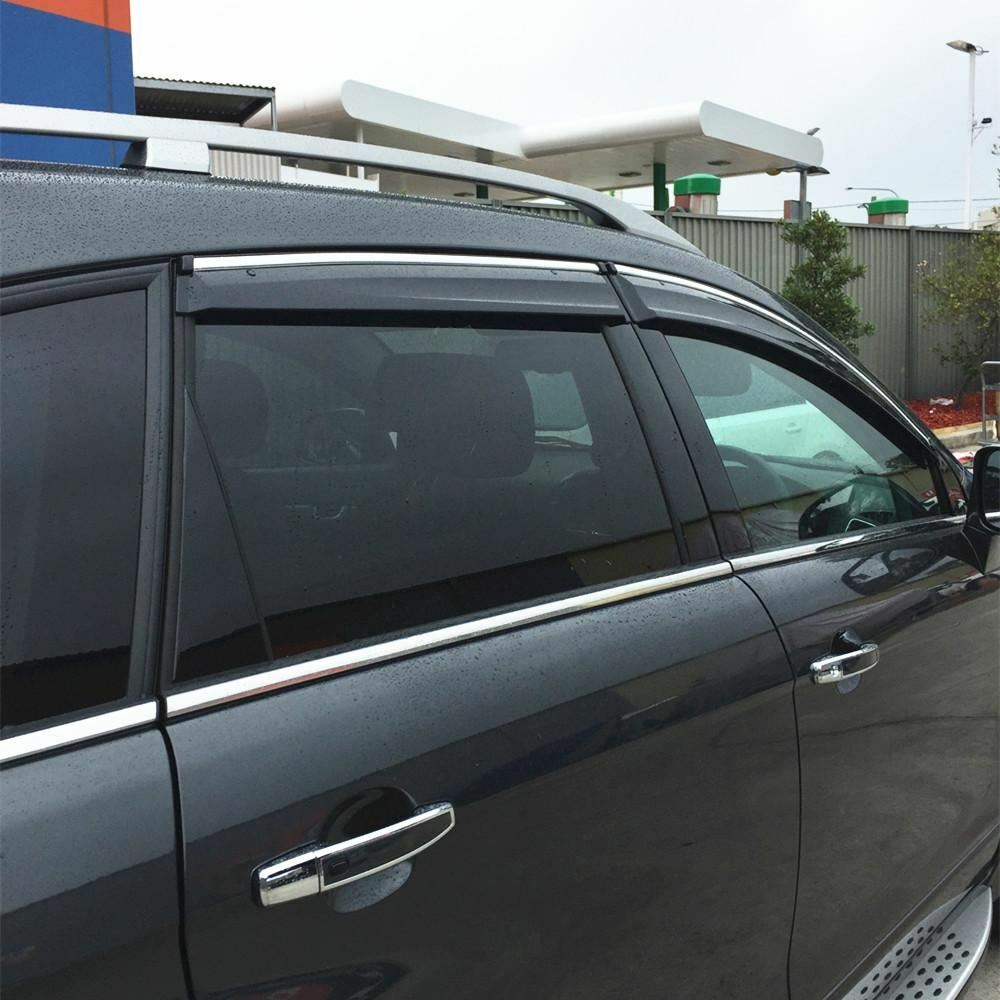 Quality Weather Shields Window Visors  Suits for Holden Captiva 2006-2018 Tinted