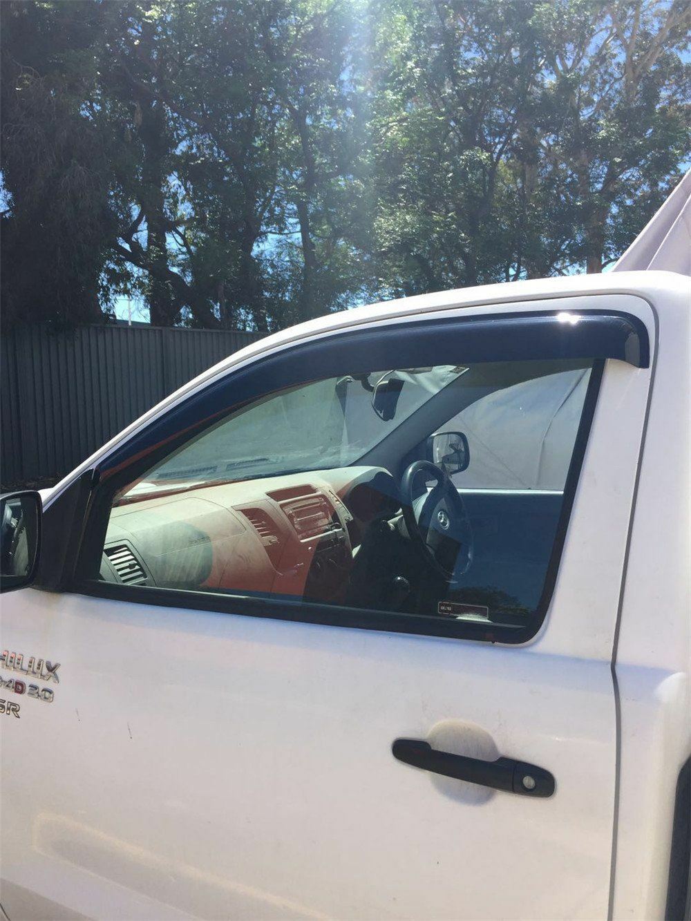 Premium Weather Shields Window Visors Suits for Hilux 2DR 2005-15 2PCS