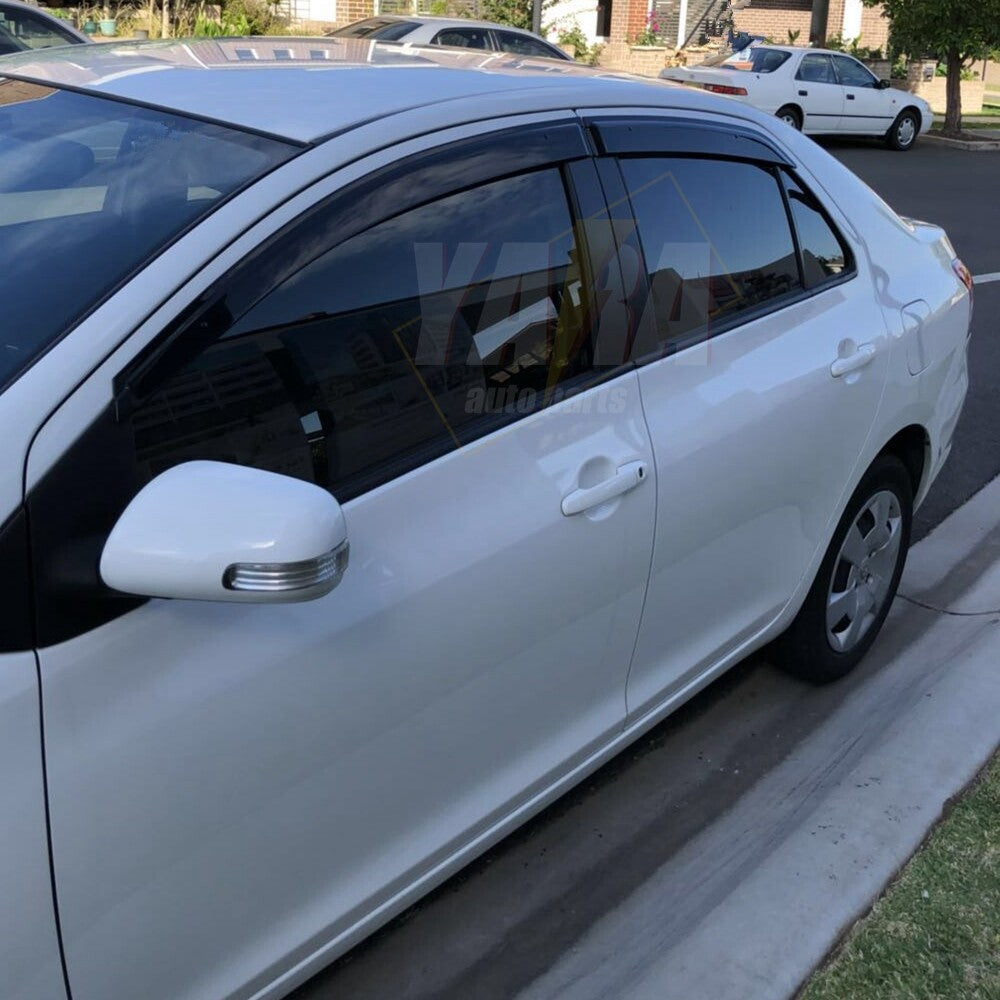 Quality Weather Shields WeatherShields suitable for Yaris Sedan 2007-2012 Tinted
