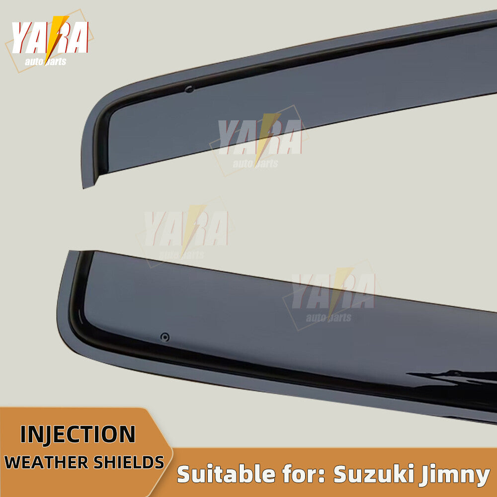 Injection Weathershields 2pcs Window Visors for Suzuki Jimny 3 Doors 1998-2017