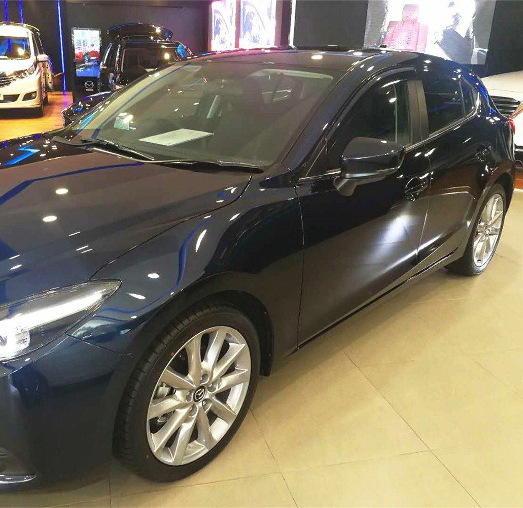 Premium Weather Shields Window Visors for Mazda 3 hatch June 2013-2018