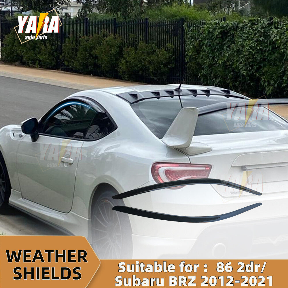 Window Visors Weather Shields for For Toyota 86 / Subaru BRZ (12-21) GT GT86 ZN6
