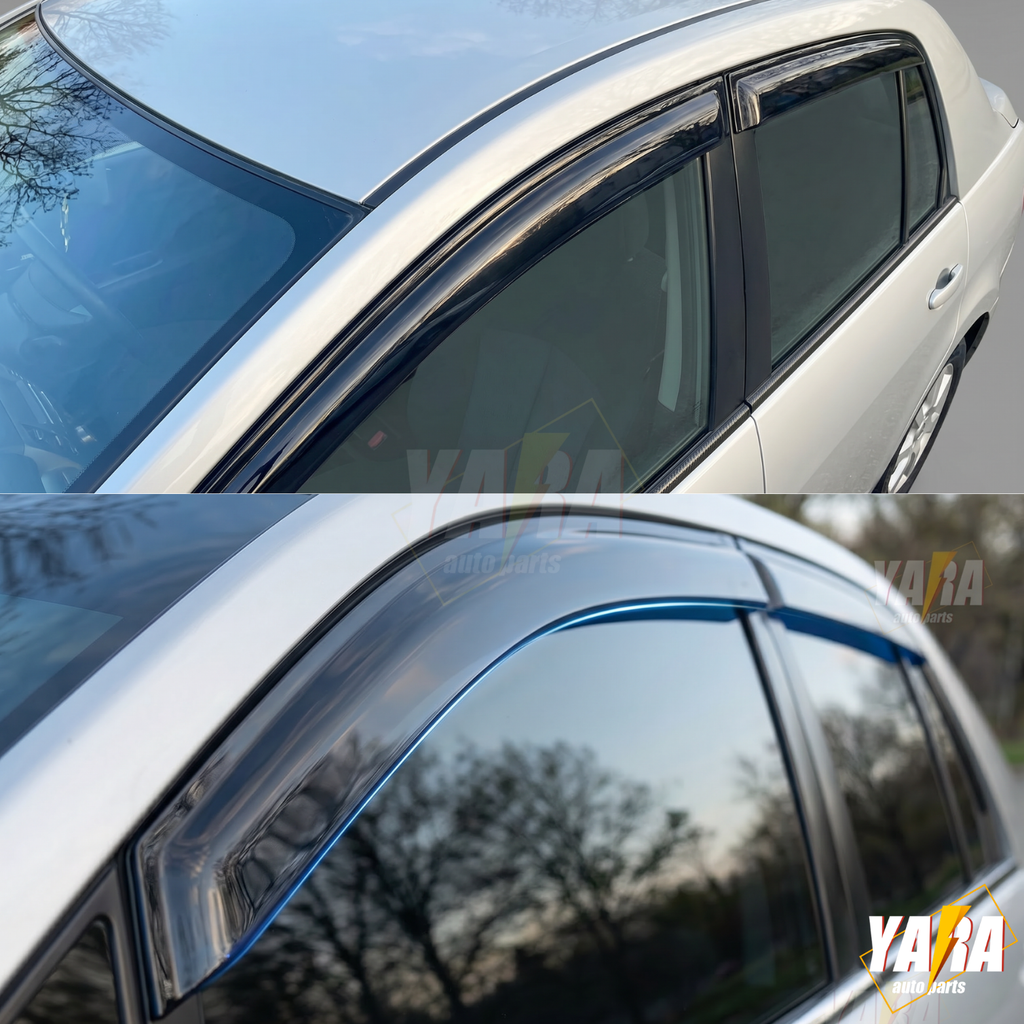 Injection Weather Shields for Nissan Tiida Sedan C11 2004-2012 4pcs