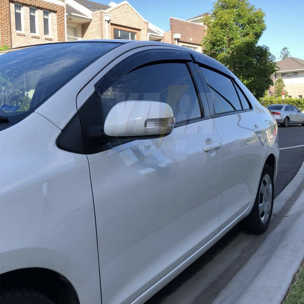 Quality Weather Shields WeatherShields suitable for Yaris Sedan 2007-2012 Tinted
