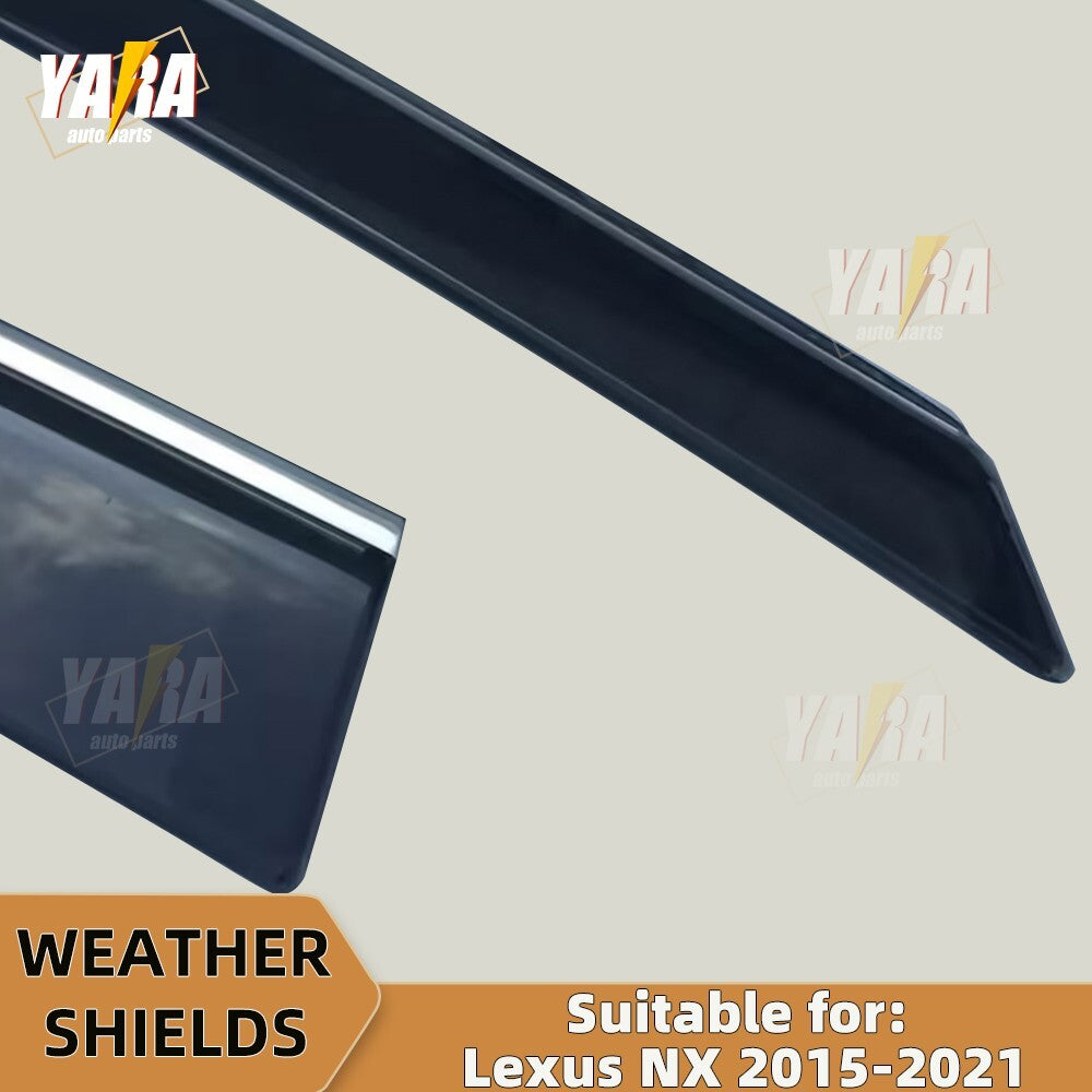 WeatheShields Weather shields suitable for Lexus Nx200t/Nx300h 2015-2021 tinted