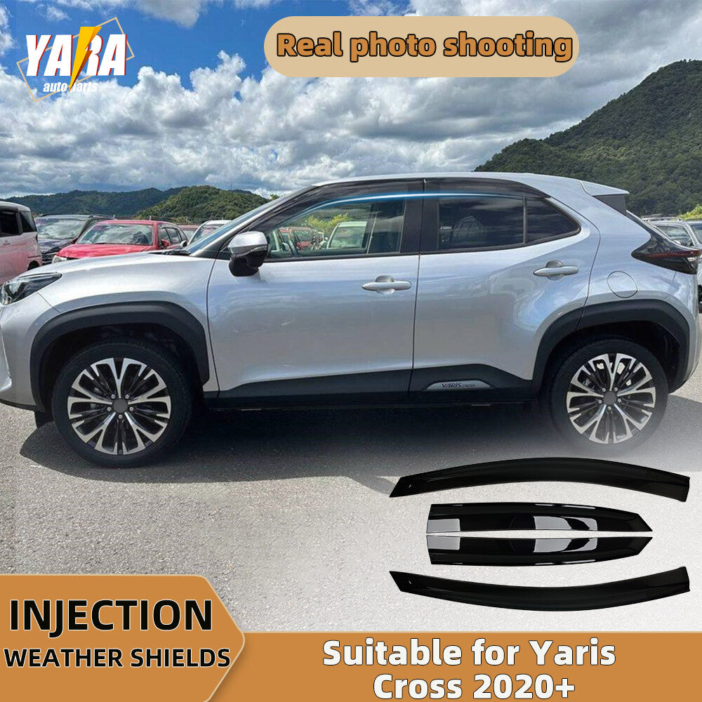 Injection WeatherShields 4pcs  weather shields for Toyota Yaris Cross 2020+