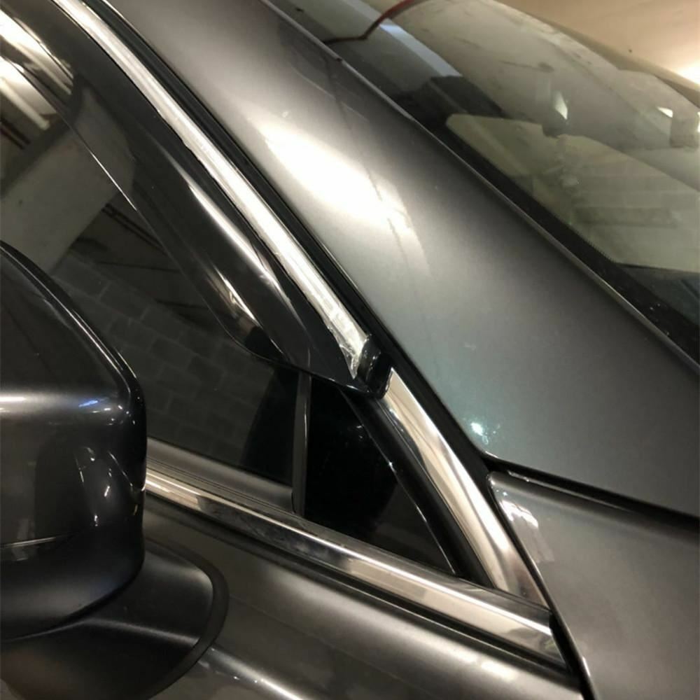 Weathershields  Window visors with chrome moulding suit for Mazda CX-9 2017-2022