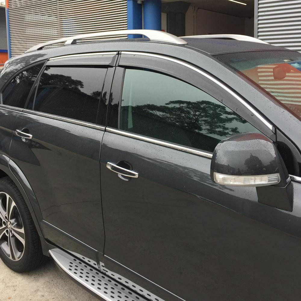 Quality Weather Shields Window Visors  Suits for Holden Captiva 2006-2018 Tinted