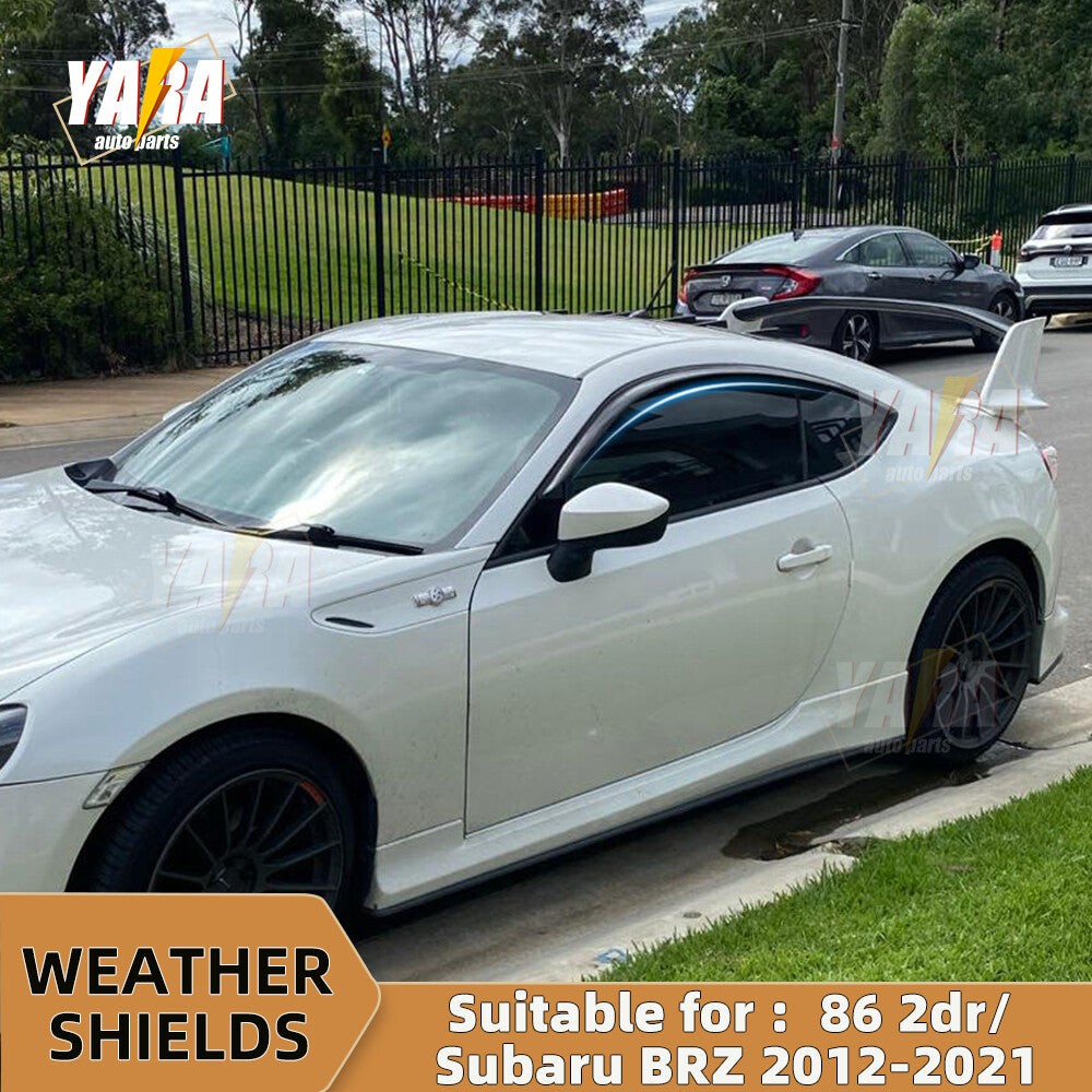Window Visors Weather Shields for For Toyota 86 / Subaru BRZ (12-21) GT GT86 ZN6