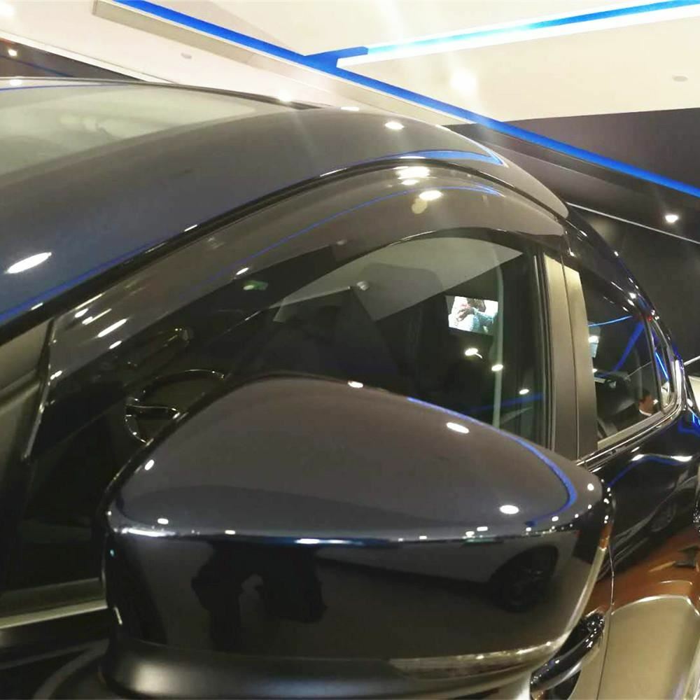 Premium Weather Shields Window Visors for Mazda 3 hatch June 2013-2018