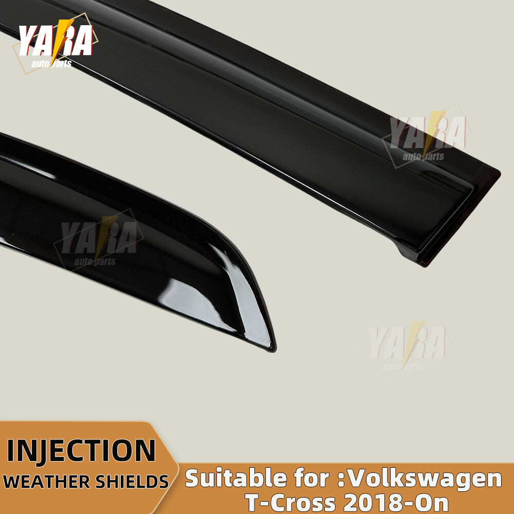 Luxury Weather Shields Weathershields for VW Volkswagen  T-CROSS 2018-On