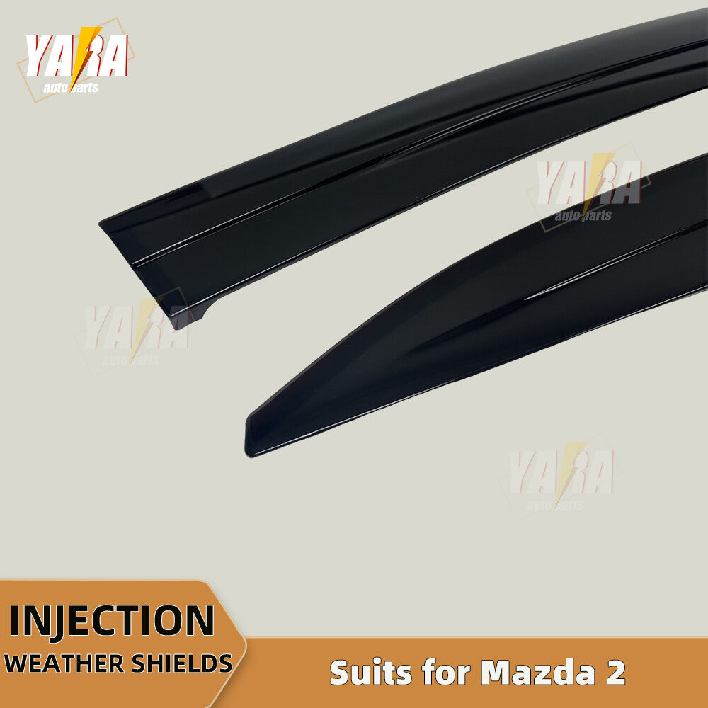 Injection Weather Shields Weathershields for Mazda 2 DJ Hatchback 2014-Onwards