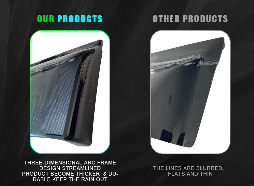 Weather shields Window Visors suitable for Landcruiser  100 Series 98-07 Tinted