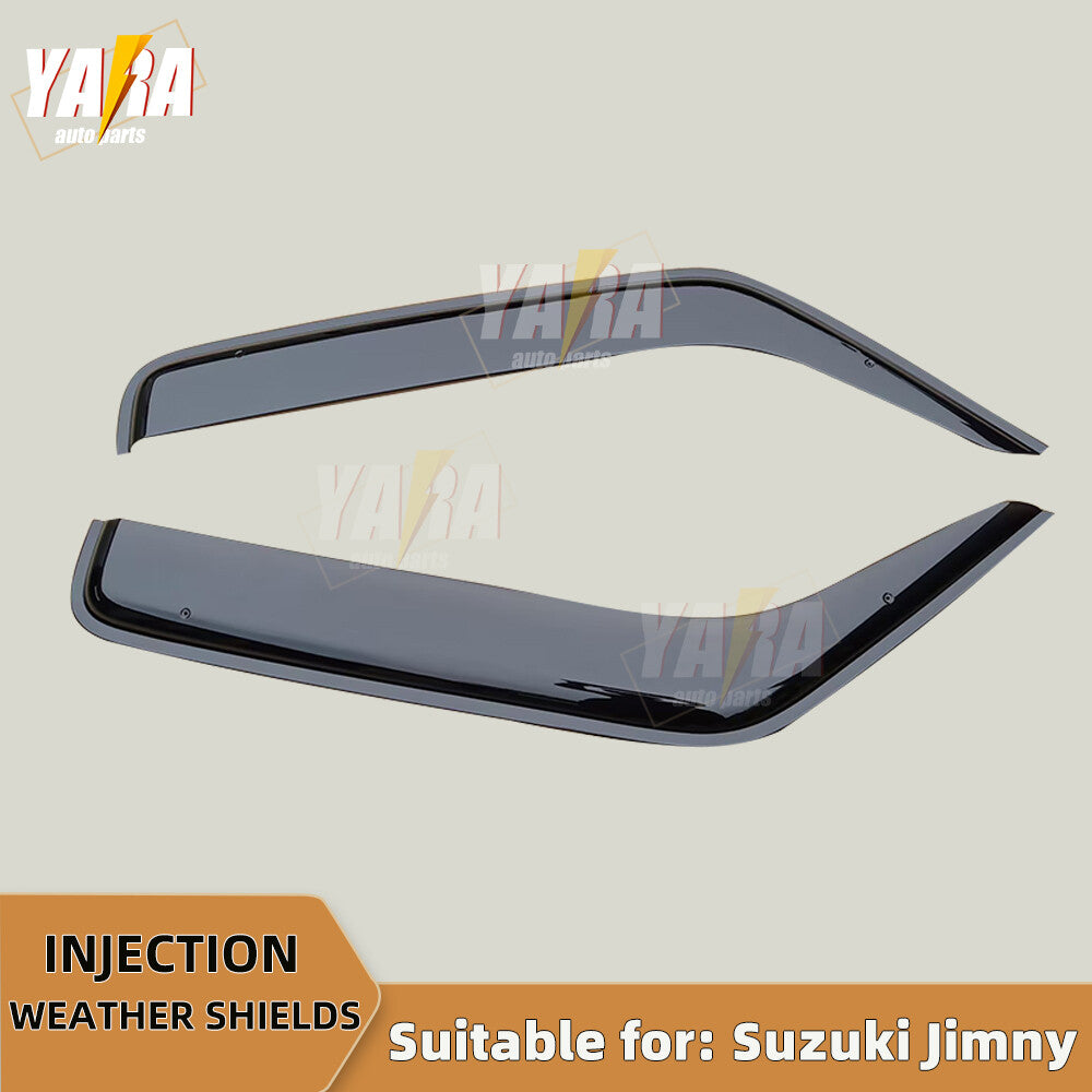 Injection Weathershields 2pcs Window Visors for Suzuki Jimny 3 Doors 1998-2017