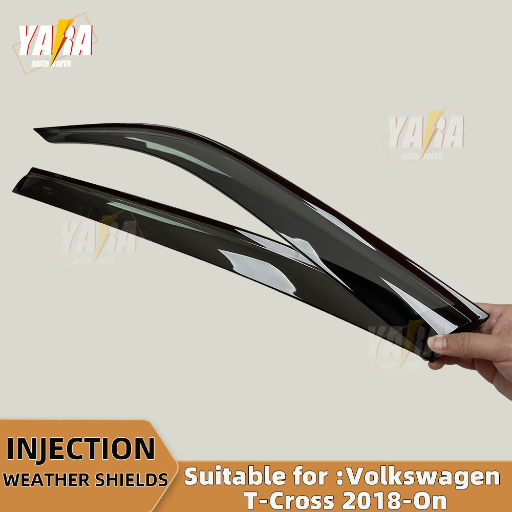 Luxury Weather Shields Weathershields for VW Volkswagen  T-CROSS 2018-On