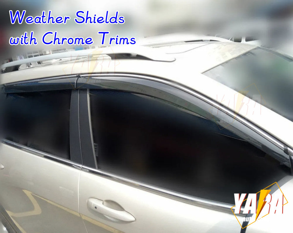 Injection Weather Shields Weathershields Suitable for Jeep Cherokee 2014-2018