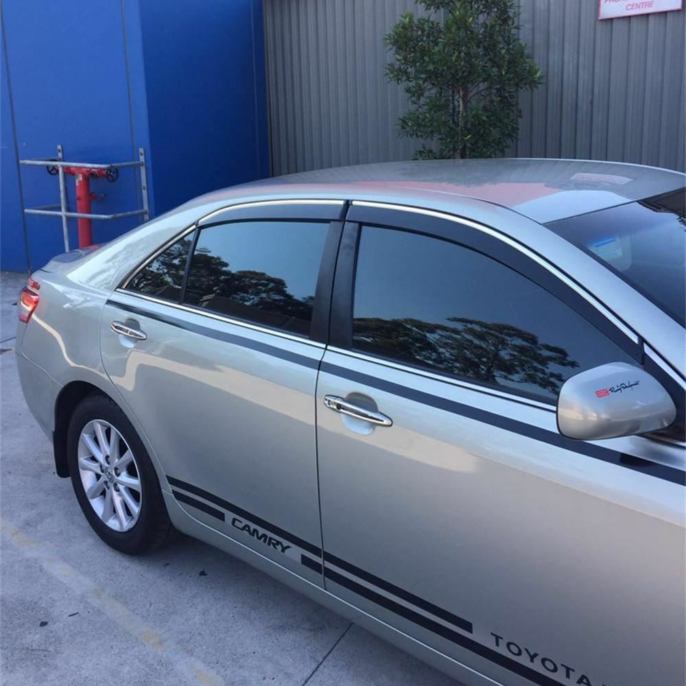 WeatherShields Weather Shields chrome trims suitable for Camry 2006-2011 Tinted