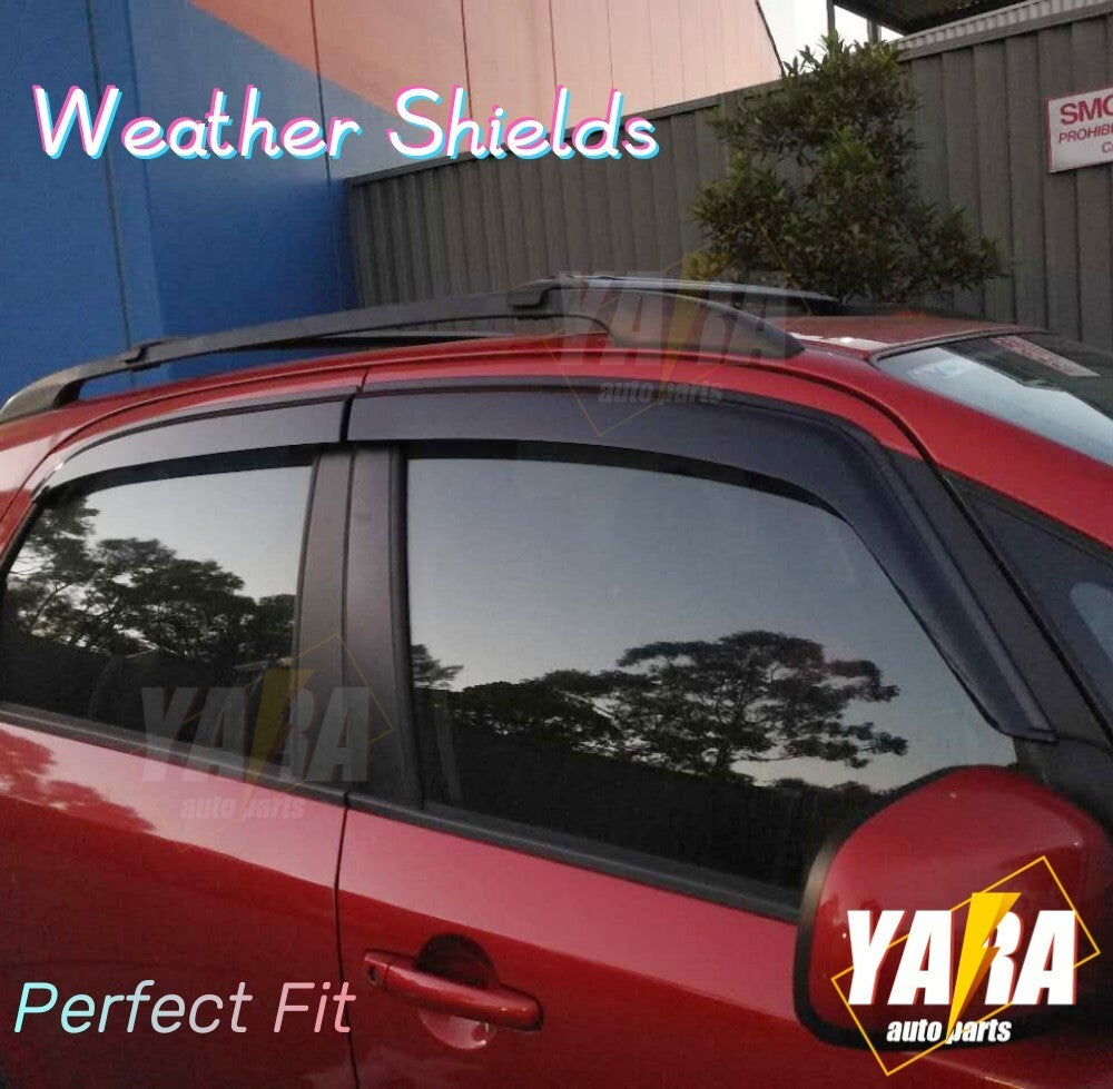 Injection Weather Shields Window Visors Suitable for Suzuki SX4 Hatch 2007-2015