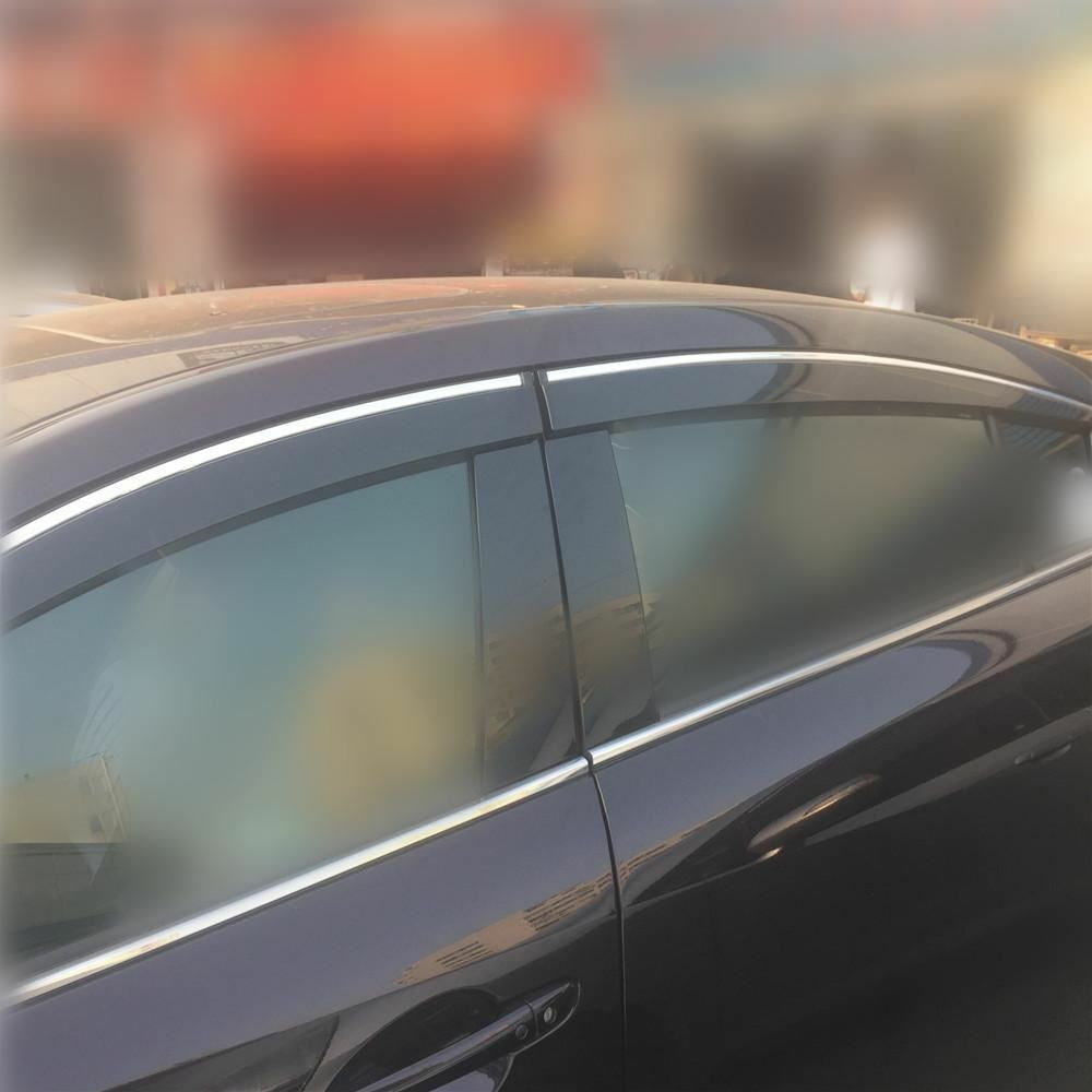 Injection Weather Shields window visor for Mazda 6 III Sedan 2013-2018