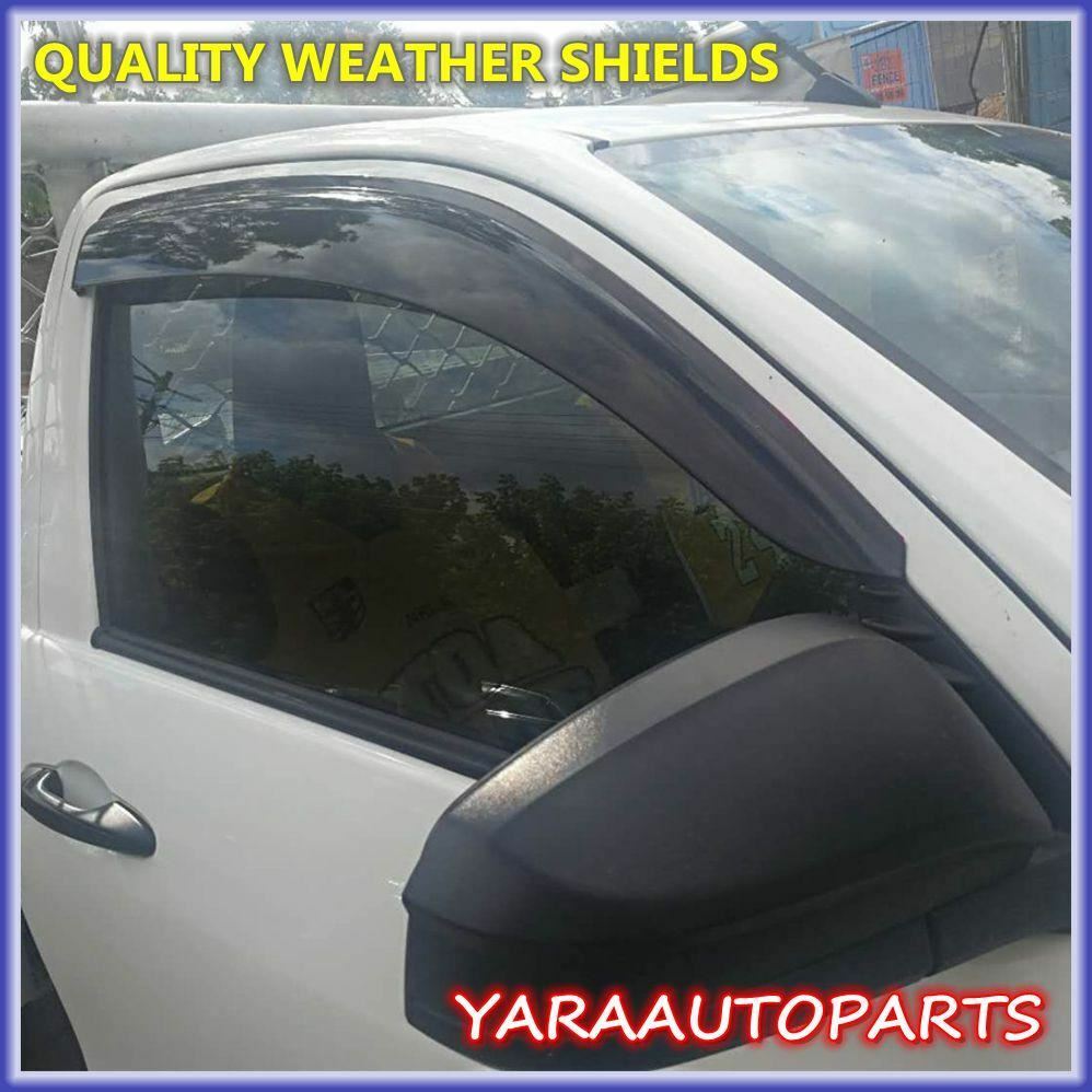 QUALITY Weather Shield Window Visor Suits for Hilux 2 door single cab 2015-2021