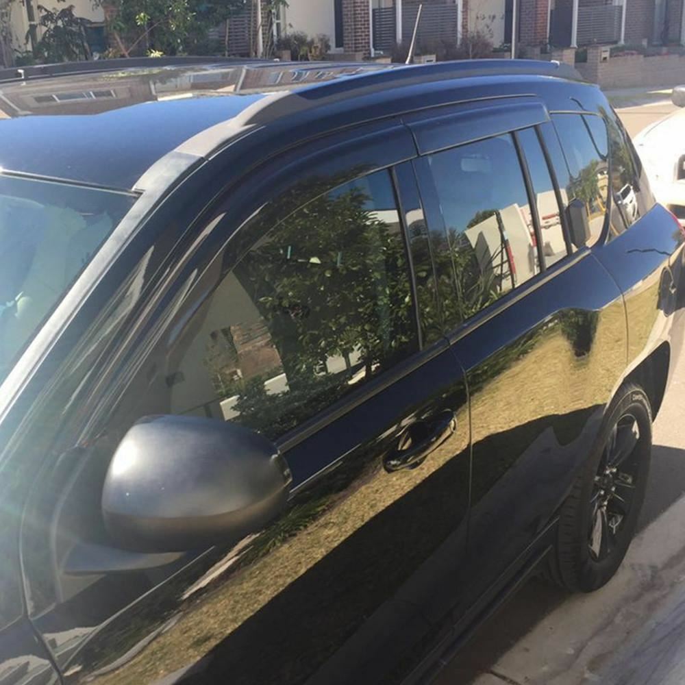Injection Weather Shields Window Visors for JEEP COMPASS 2007-2017
