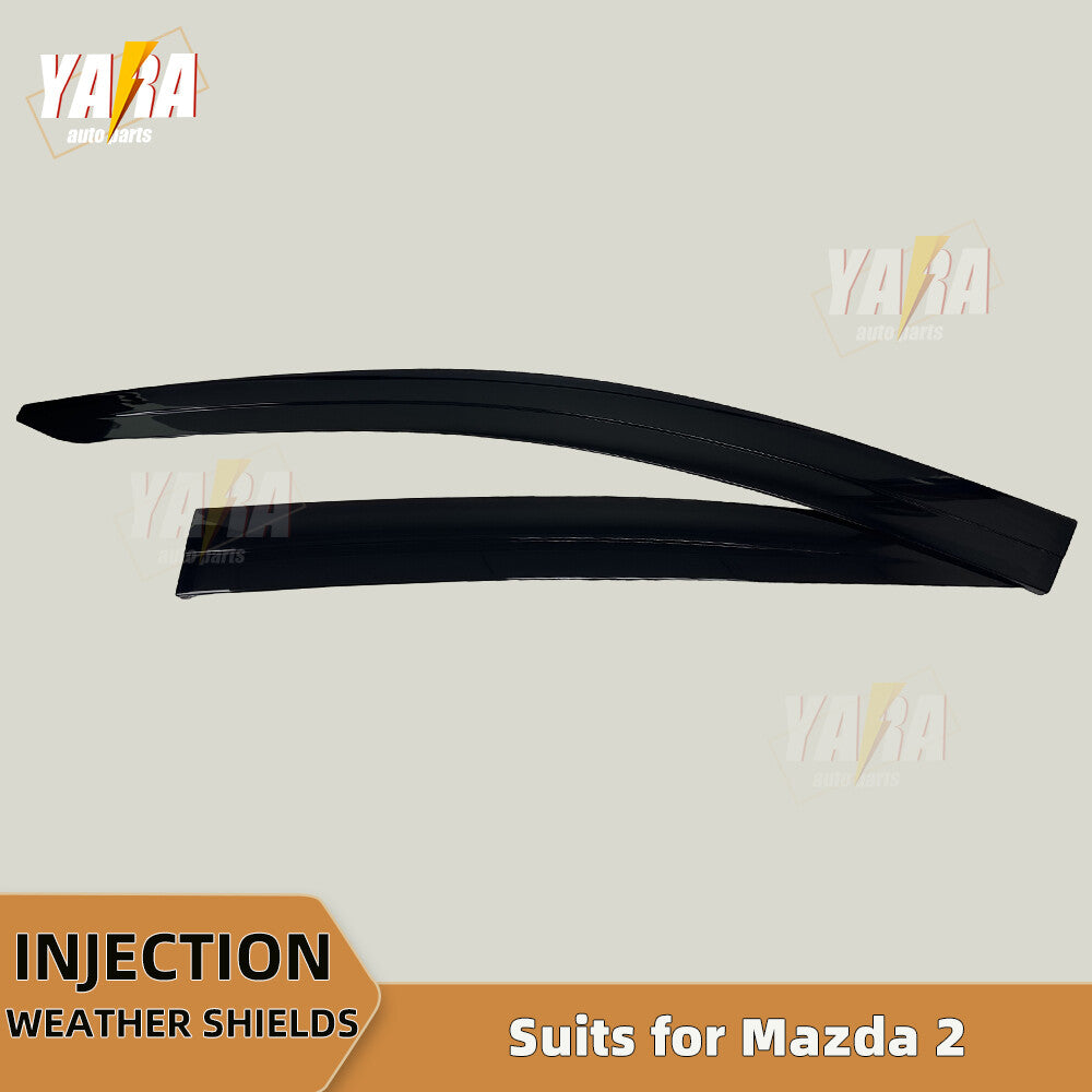 Injection Weather Shields Weathershields for Mazda 2 DJ Hatchback 2014-Onwards