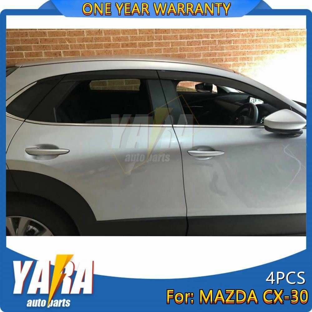 Luxury Injection Weather Shields Weathershields for MAZDA CX-30 2020+