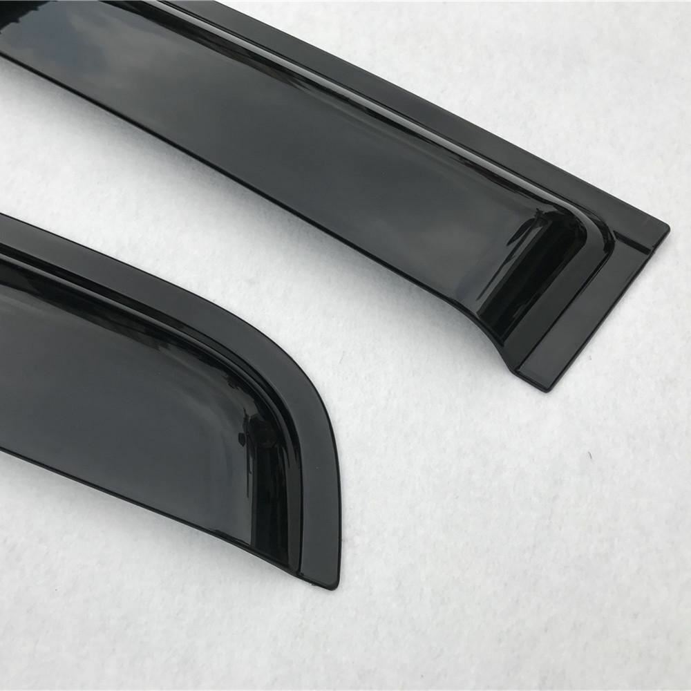 Injection Weather Shields Window Visors suits for Hilux 4DR 2005-2015 tinted 4pc