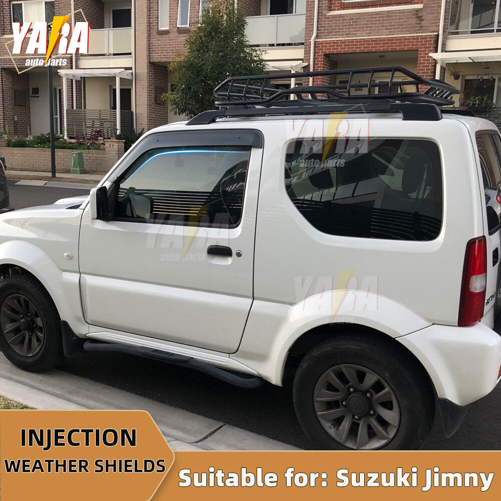 Injection Weathershields 2pcs Window Visors for Suzuki Jimny 3 Doors 1998-2017