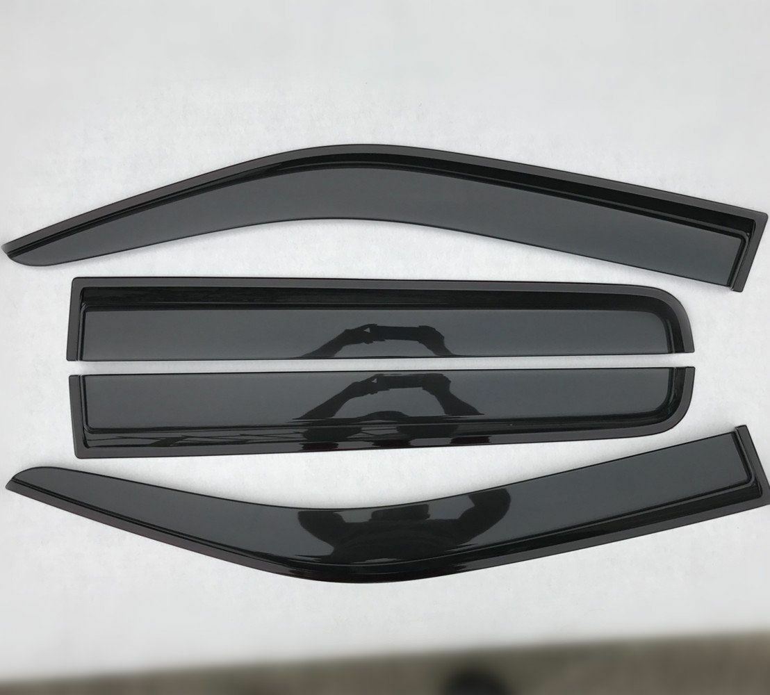 Injection Weather Shields Weathershield suits for Navara D40 2006-2015 tinted