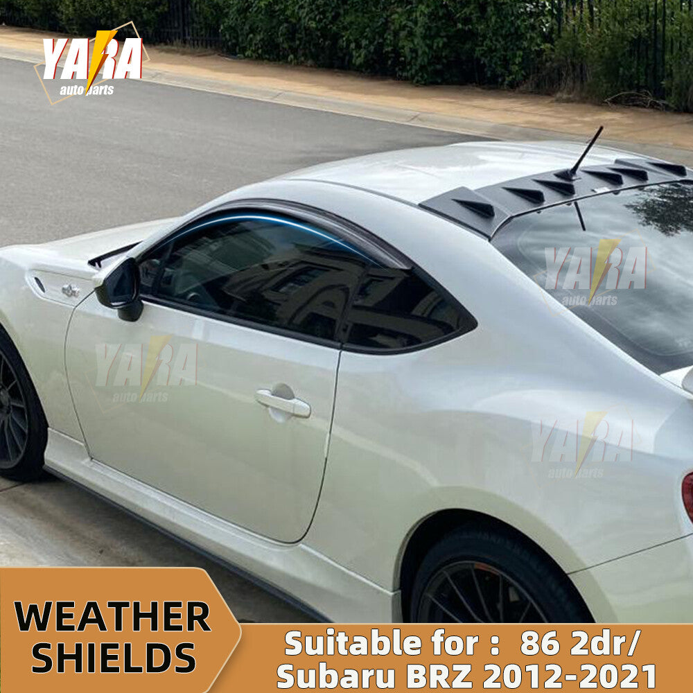 Window Visors Weather Shields for For Toyota 86 / Subaru BRZ (12-21) GT GT86 ZN6