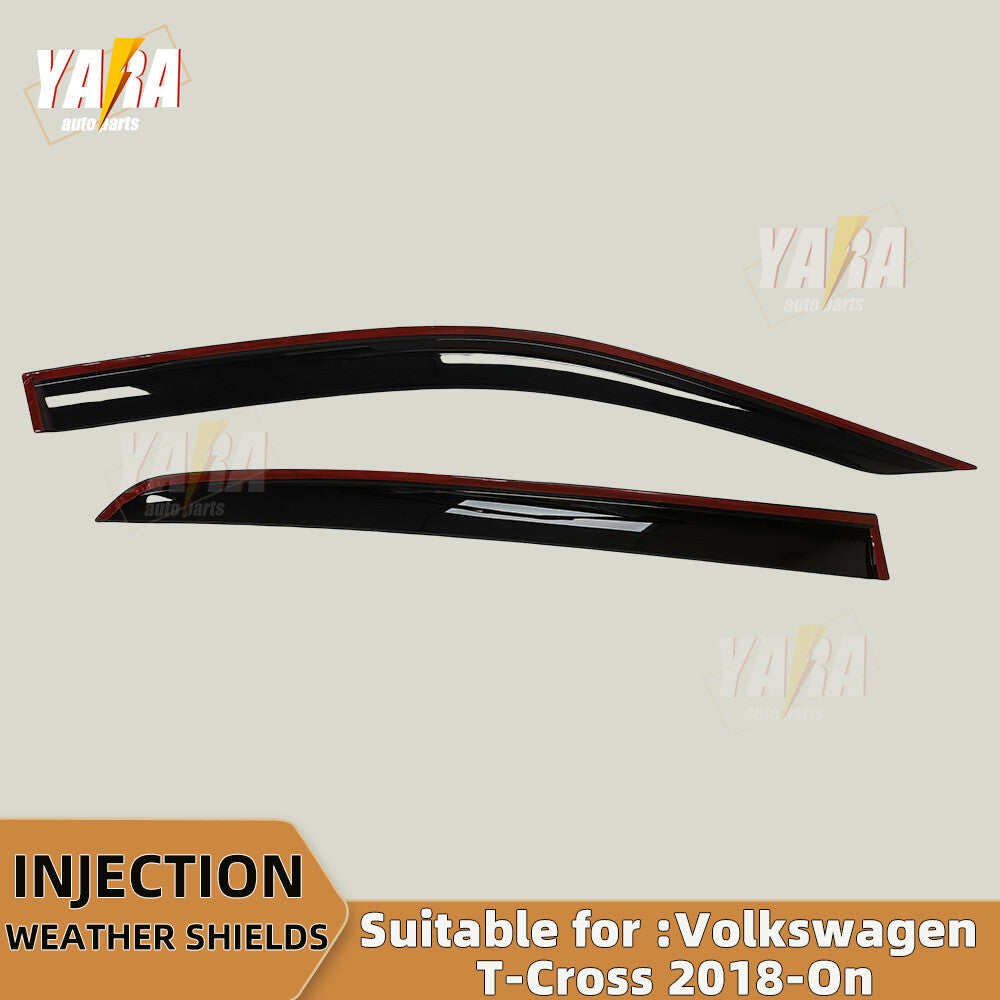 Luxury Weather Shields Weathershields for VW Volkswagen  T-CROSS 2018-On